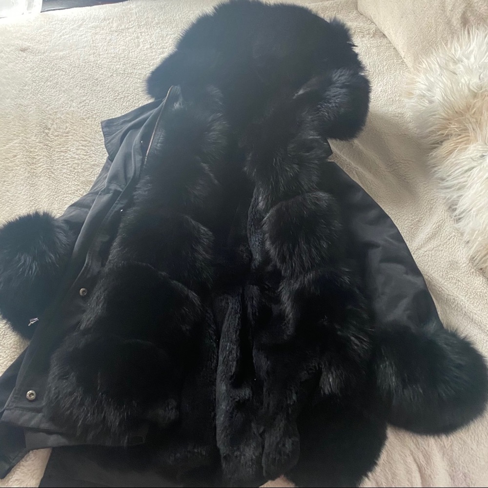 Black Fox Parka
